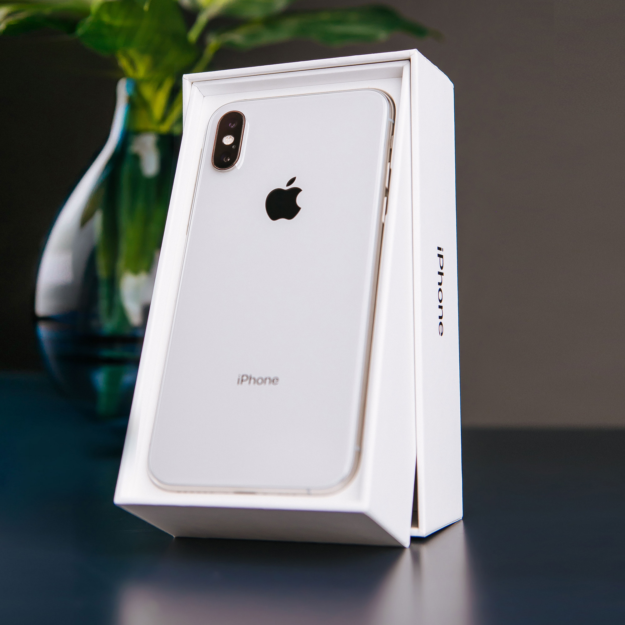 iPhone X 256gb, Silver б/у